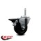 Service Caster 35 Inch Soft Rubber Wheel Swivel 34 Inch Threaded Stem Caster with Brake SCC SCC-TS20S3514-SRS-PLB-34212 - alternate 4